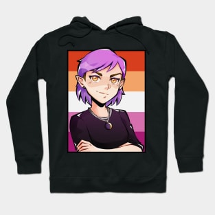 Amity Blight lesbian flag Hoodie